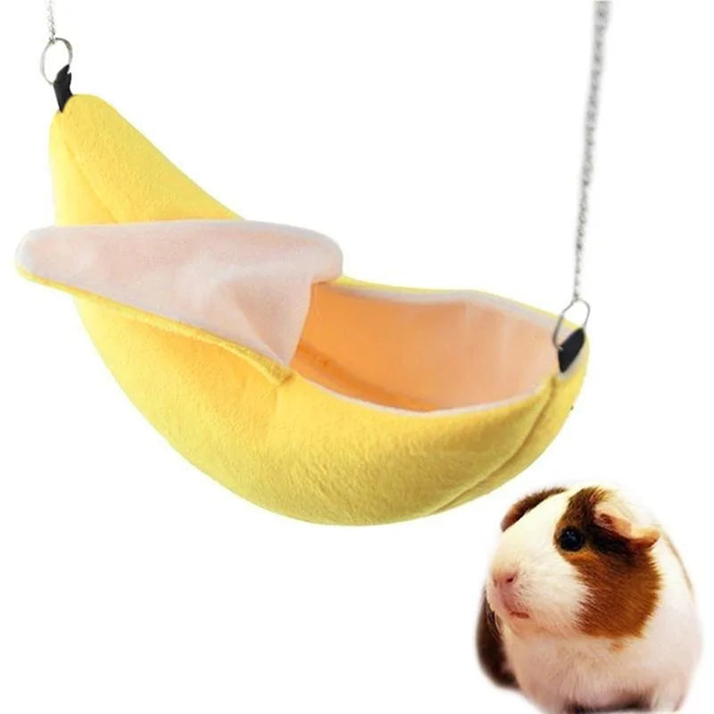 Hamster Soft Warm Bed Rat Hammock Pig Squirrel Winter Pet Toy Hamster Cage House Hanging Nest+Mat House Bed Animal Mice Rat Nest
