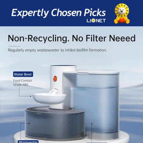 Smart Pet Water Dispenser Wireless Cat Water Fountain Dumping Dog Water Dispenser Rechargeable Automatic Water Feeder