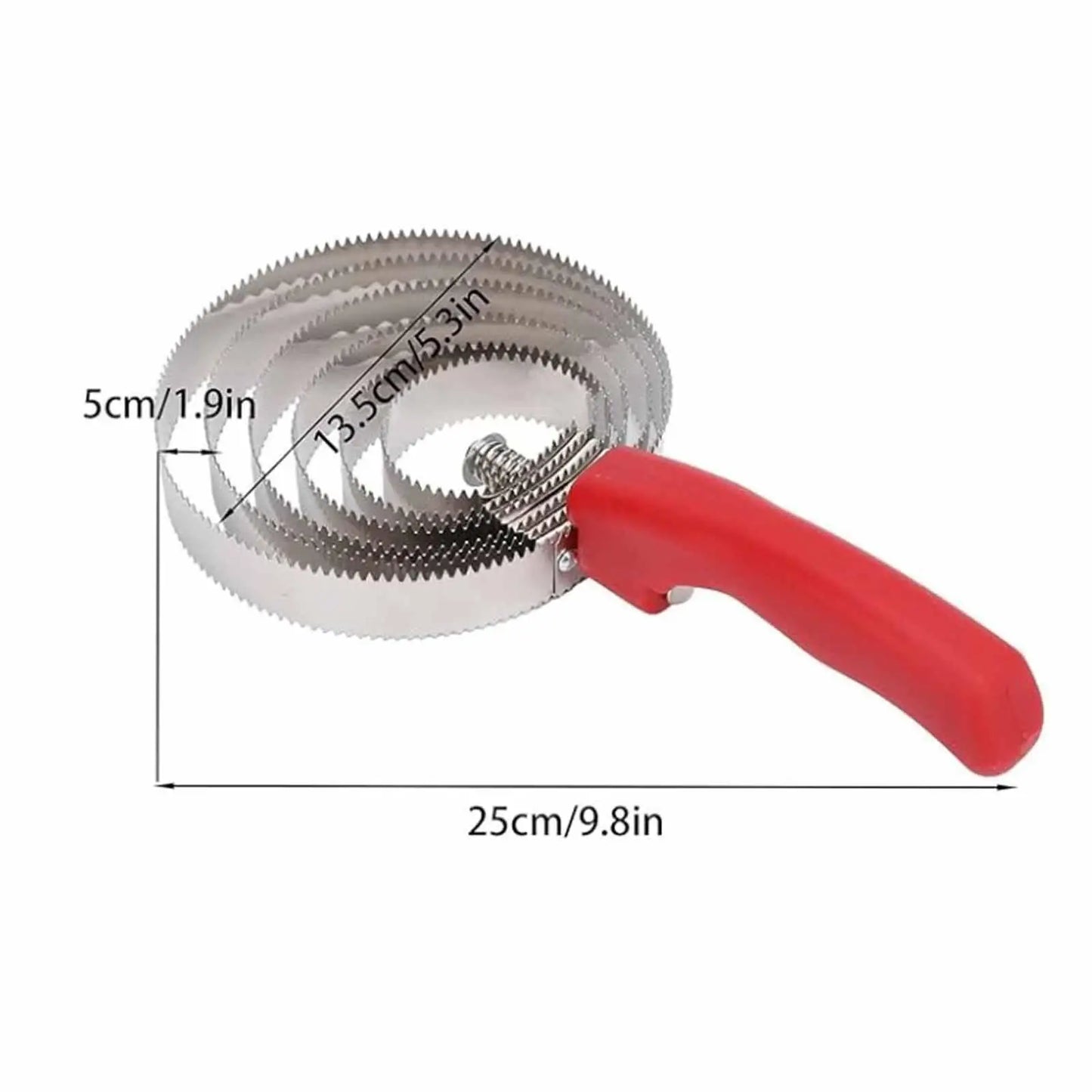 Metal Curry Comb with Handle Horse Shedder Sweat Scraper for Horse Pet Cow