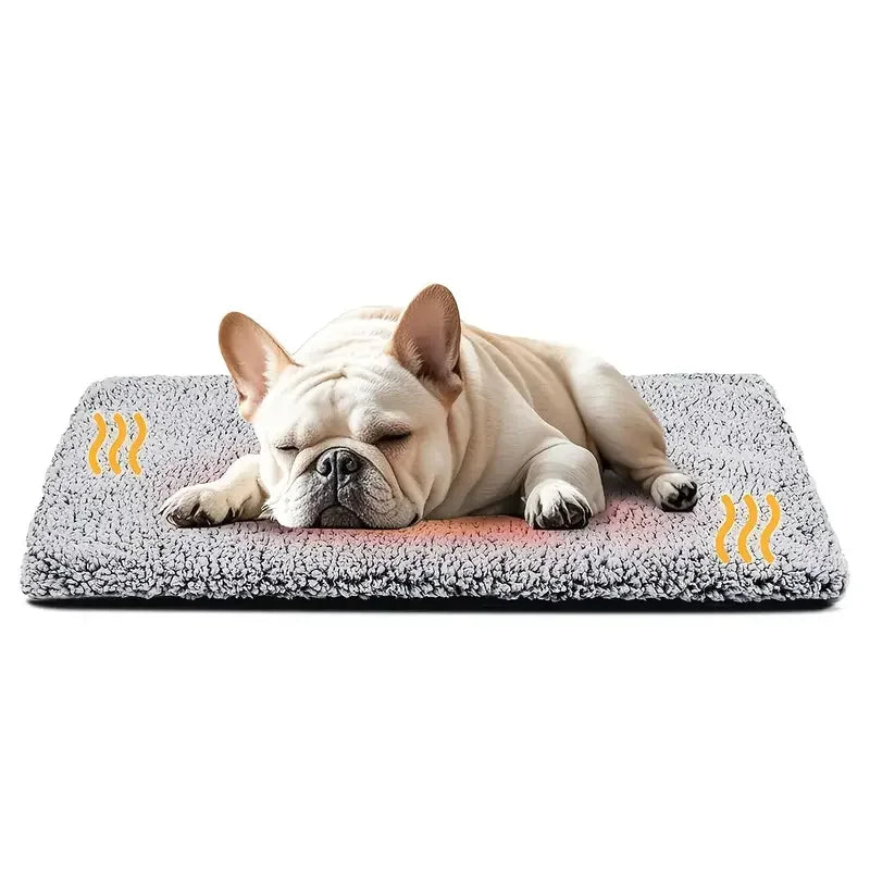 Self-Heating Pet Blanket - No Electricity Thermal Mat for Dogs & Cats