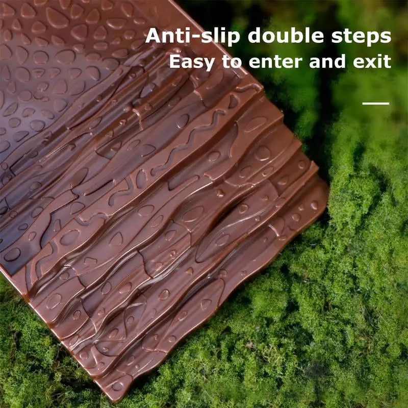 Tortoise Water Bowl Reptile Water Bowl Reptile Bathing Pool Tortoise Feeder Tortoise Feeding Dish for Hamster Tortoise Snake