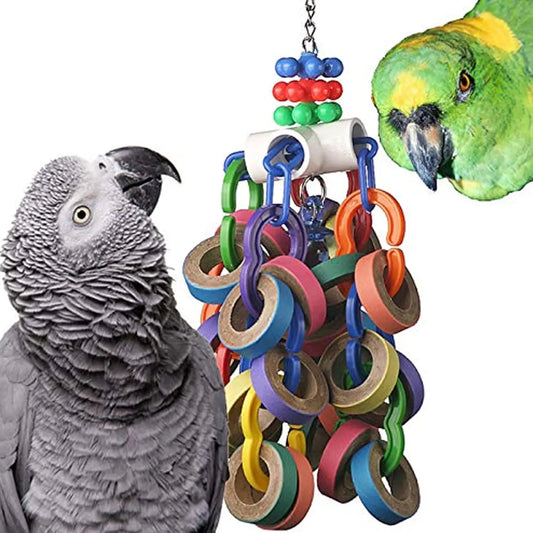  Medium to large parrot toys, bird toys, chew toys, grind teeth, and relieve boredom toys