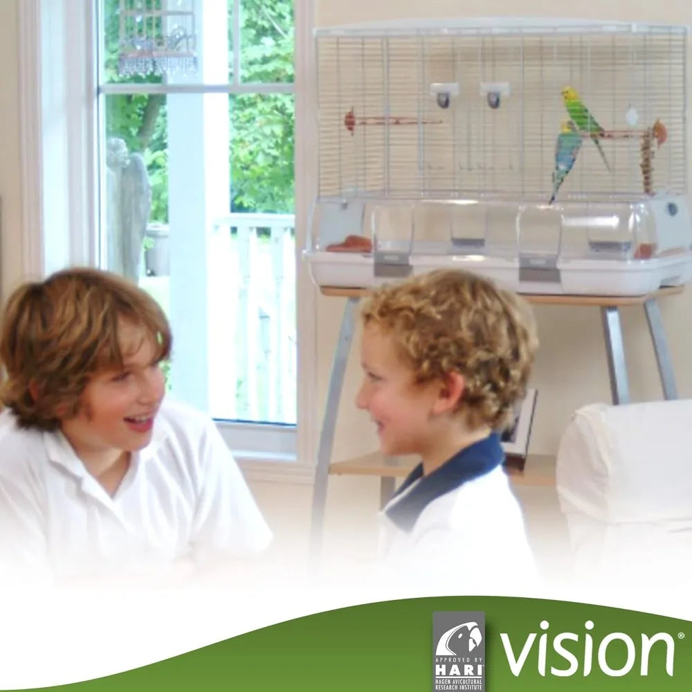 vertical aviary for small birds: ideal habitat for parakeets, finches, and canaries