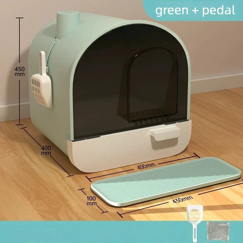 Cat Sandbox Oversized Deodorant Cat Toilet Drawer Basin Sand Leakage Pedal Sand-proof Odor Isolation Cat Bedpans Clean Products