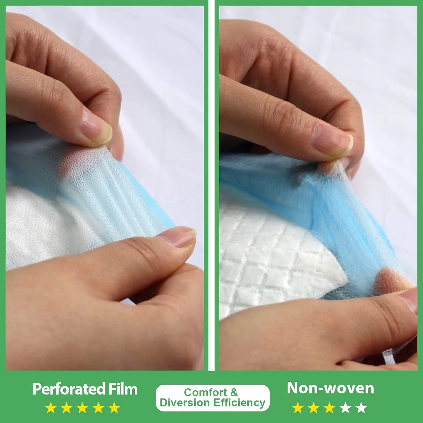 33cm x 45cm 13"x18" 100 Pcs Premium Disposable Training Pads, Pee Pads, Training Pads, Disposable Puppy Pee Pads, Quick Absorb a