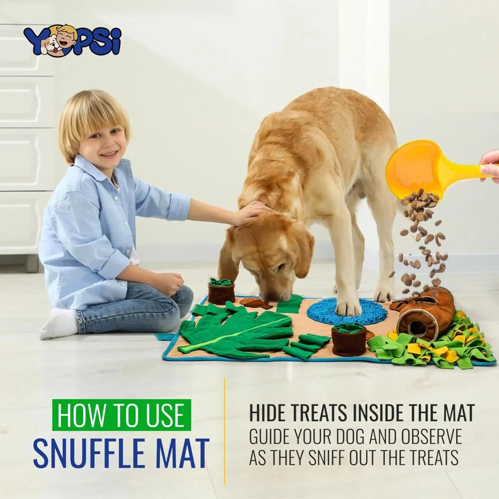Snuffle Mat for Dogs Large Breed 39.4''x23.6''- Interactive Dog Toys for Boredom - Sniff mat - Mental Stimulation - Enrichment