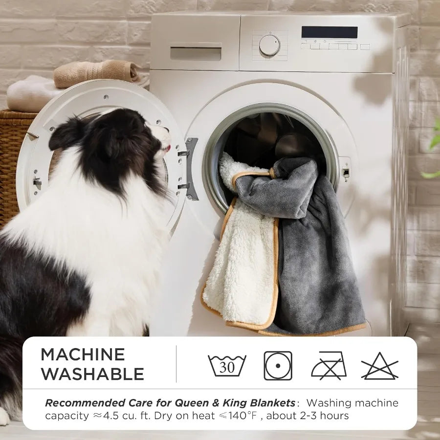 Bedsure Waterproof Dog Blankets for Small Dogs Small Cat Blanket Washable for Couch Protection Sherpa Fleece Puppy Blanket Soft