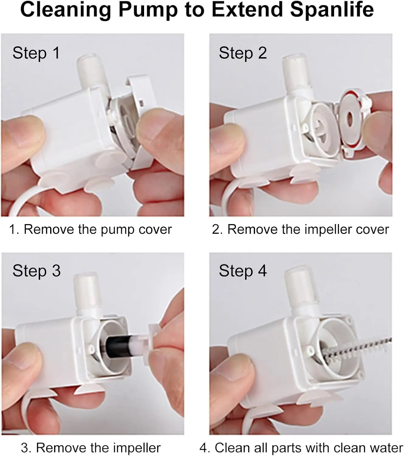 NPET Cat Water Fountain - 1.5L Automatic Pet Drinking Fountain with Replacement Faucet Kit