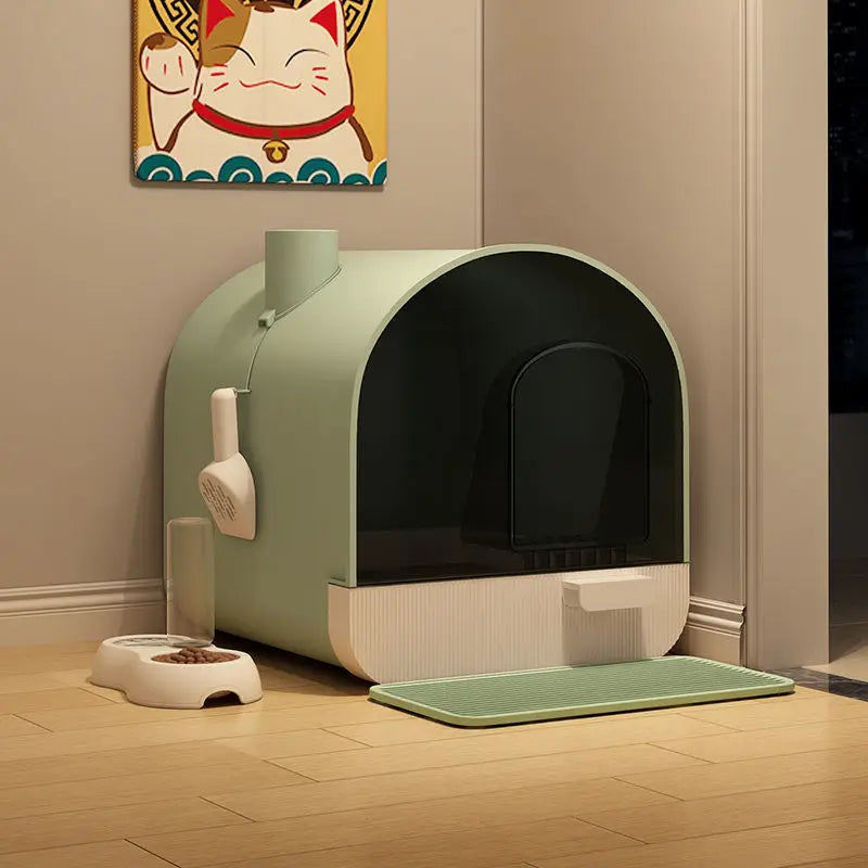 Cat Sandbox Oversized Deodorant Cat Toilet Drawer Basin Sand Leakage Pedal Sand-proof Odor Isolation Cat Bedpans Clean Products