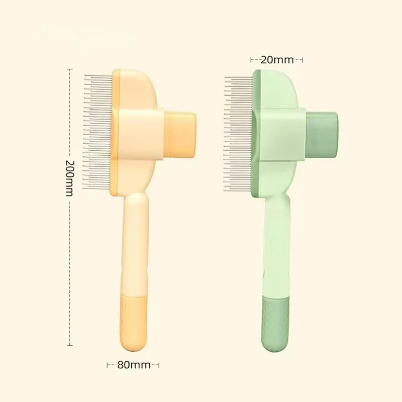 Dog Comb Pet Hair Remover One Button Dogs Brush Cat Brush Massage Combs Dog Grooming Brushes Tool Pet Supplies
