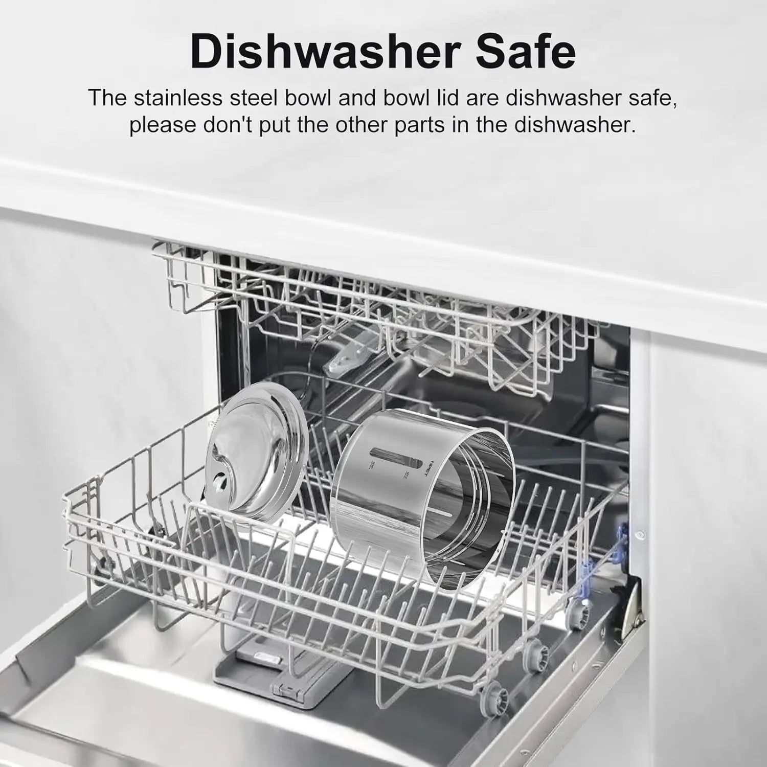 NPET Cat Water Fountain - 50oz/1.5L Stainless Steel Dishwasher Safe Fountain with LED Light