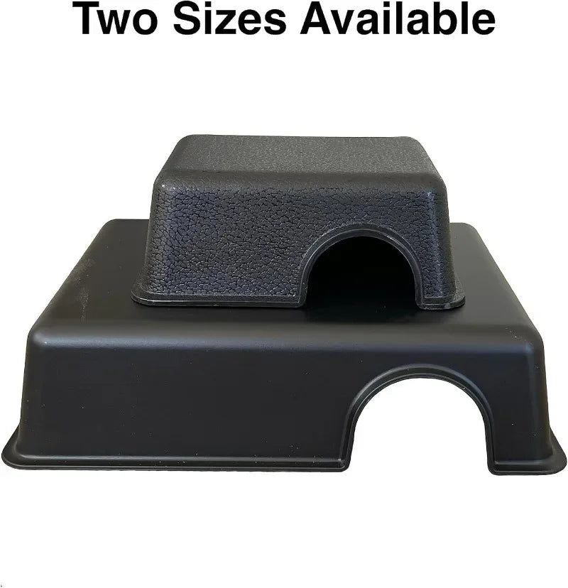 Plastic Reptile Hide Box for Leopard Geckos, Snakes, Lizards, Cornsnakes - Small & Juvenile