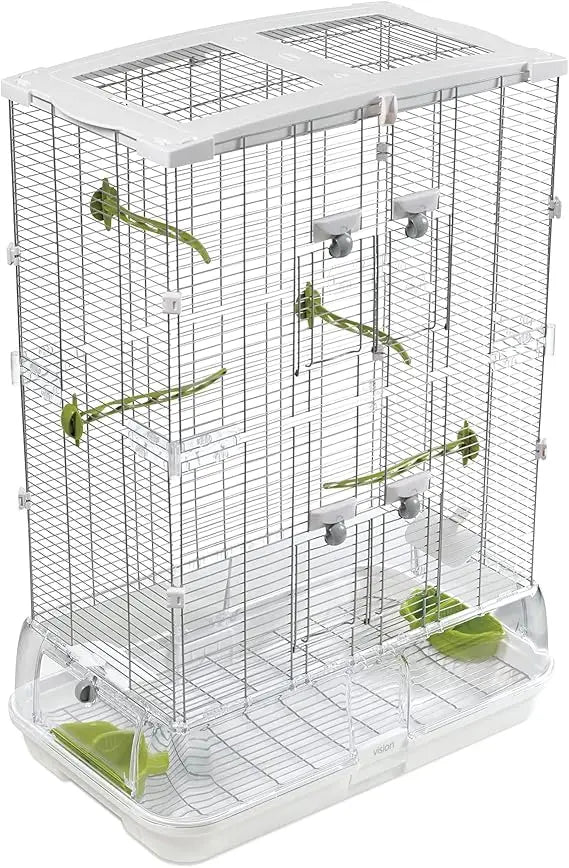 vertical aviary for small birds: ideal habitat for parakeets, finches, and canaries