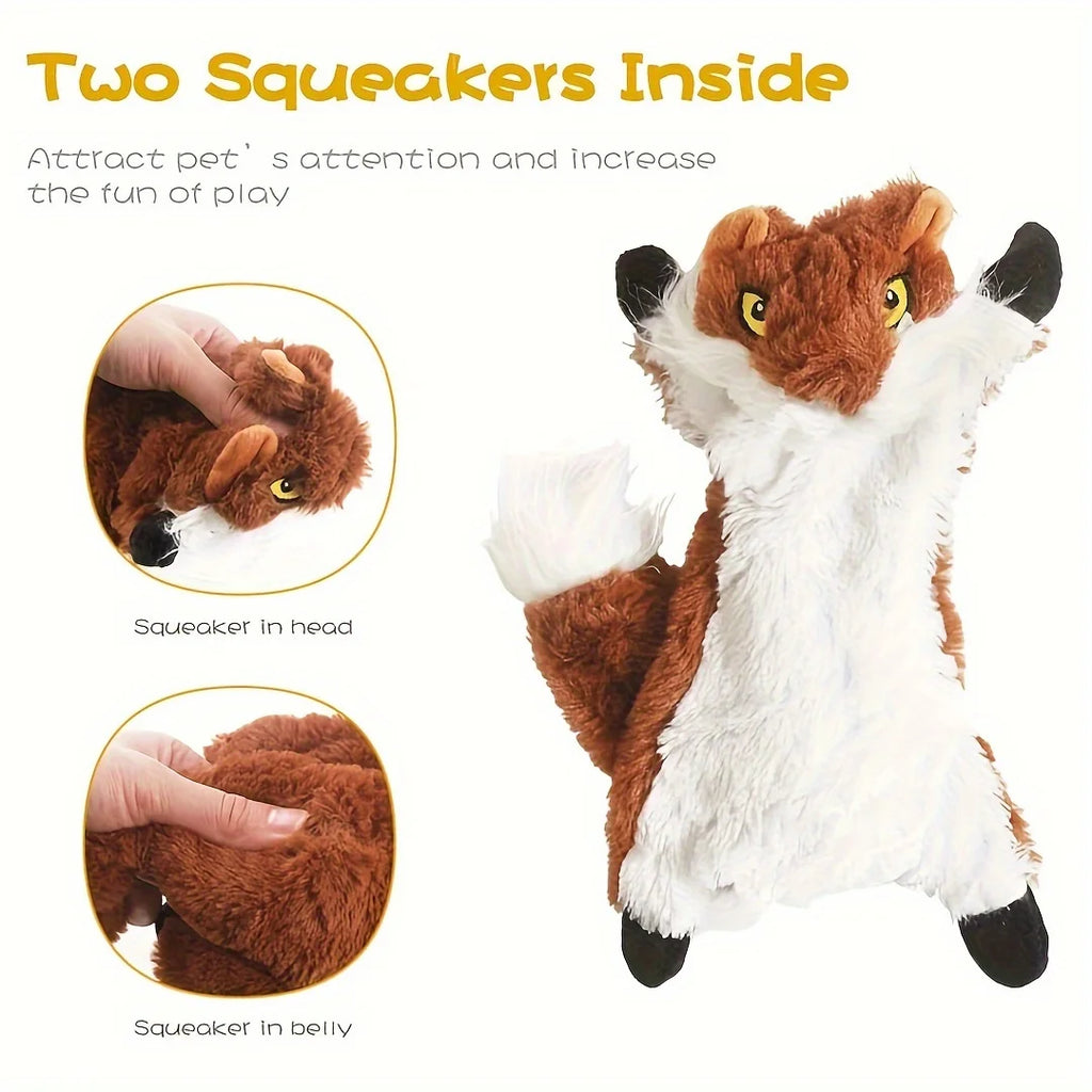 Squeaky Plush Dog Toy - Durable Interactive Chew Toy for Small to Large Dogs