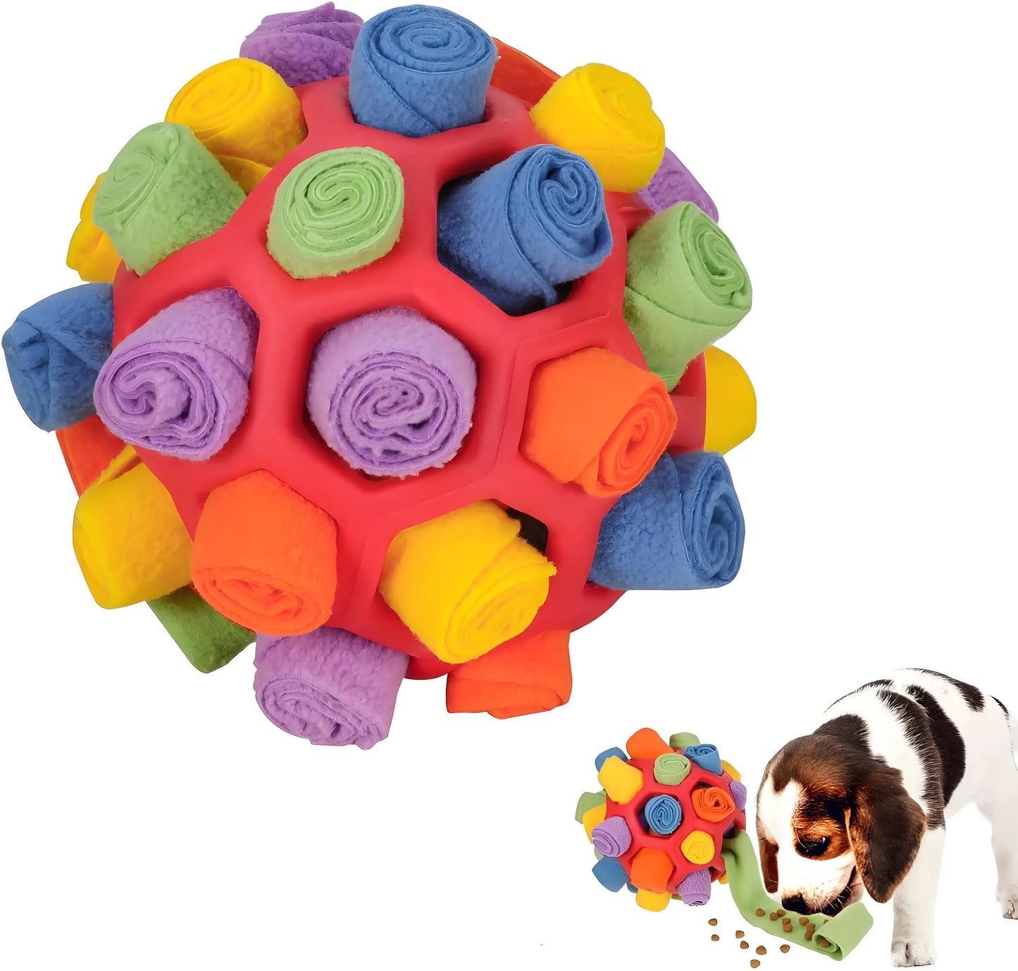 Mental Stimulation Snuffle Ball for Dogs | Chew-Resistant Treat Puzzle Toy | Enrichment Game for Small & Medium Breeds