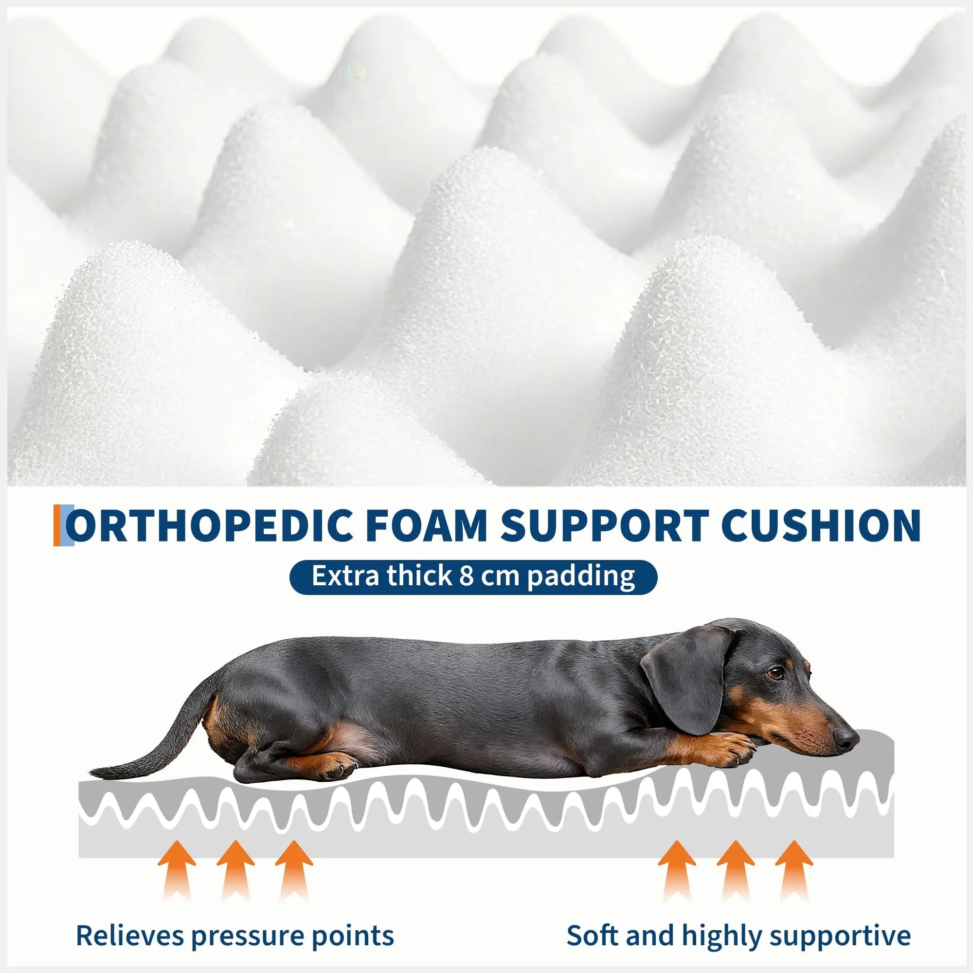 Oversized Orthopedic Dog Bed for Humans & Pets - Faux Fur with Waterproof Lining