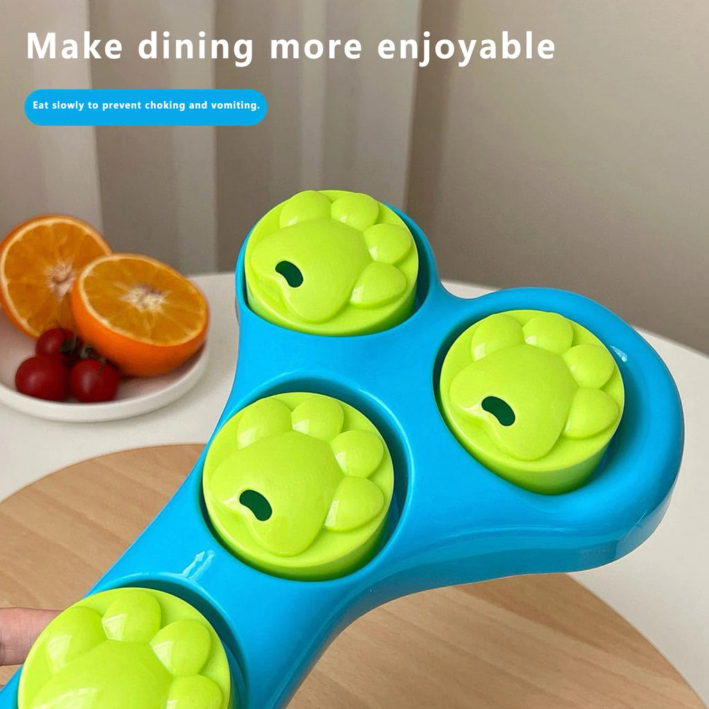 Dog Slow Feeder Toy - Bone Shaped Treat Dispenser for Mental Stimulation & Interactive Play