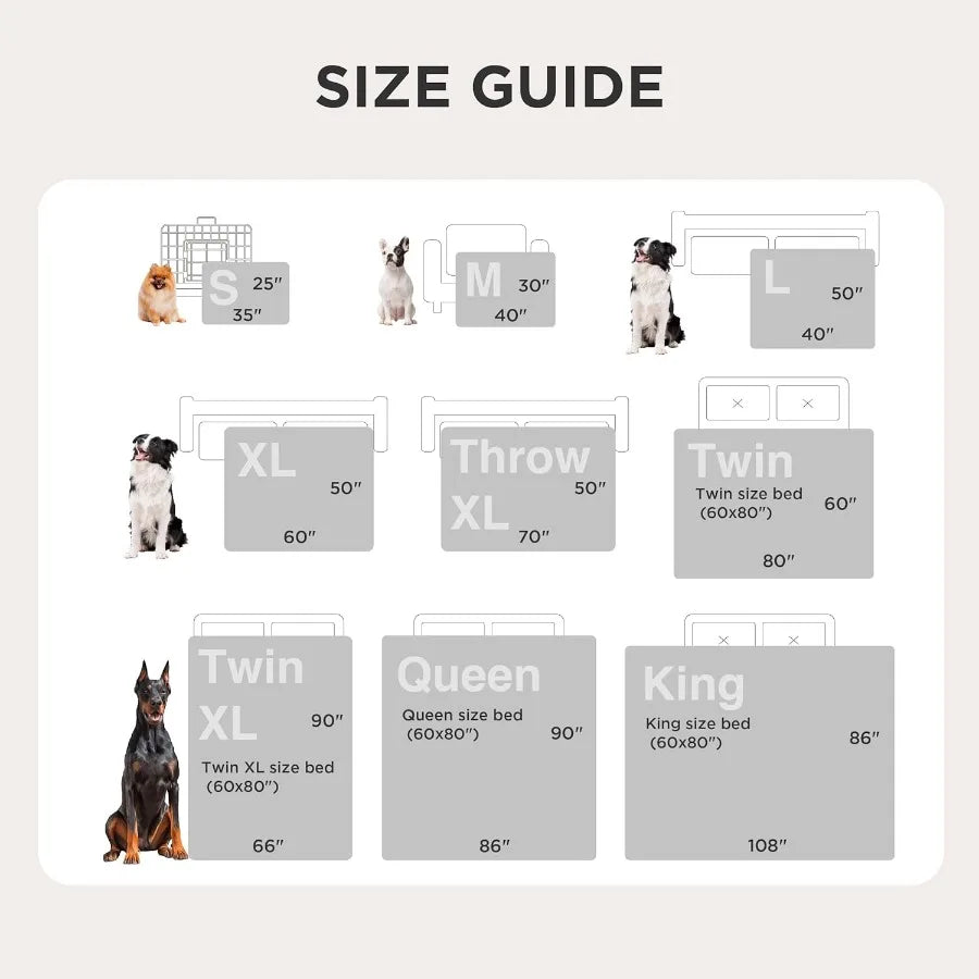 Bedsure Waterproof Dog Blankets for Small Dogs Small Cat Blanket Washable for Couch Protection Sherpa Fleece Puppy Blanket Soft