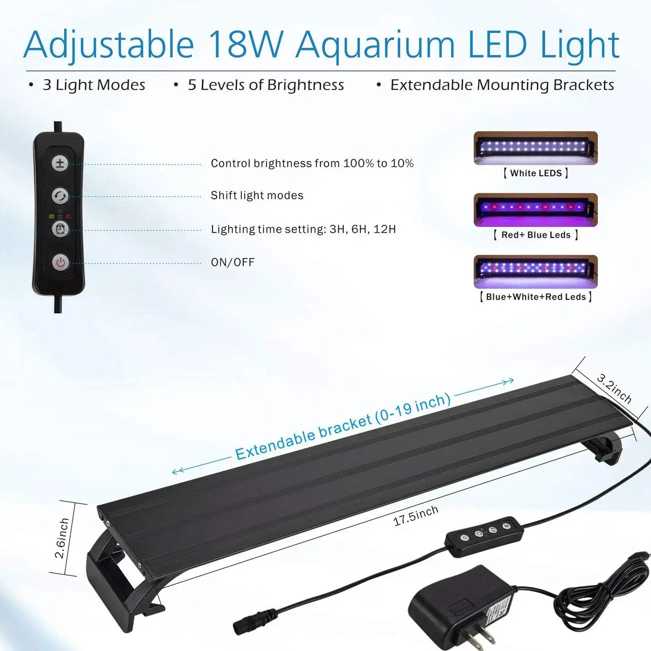 8 Gallon Curved Glass Aquarium Starter Kit – LED Light, Filter & 3D Rockery Background
