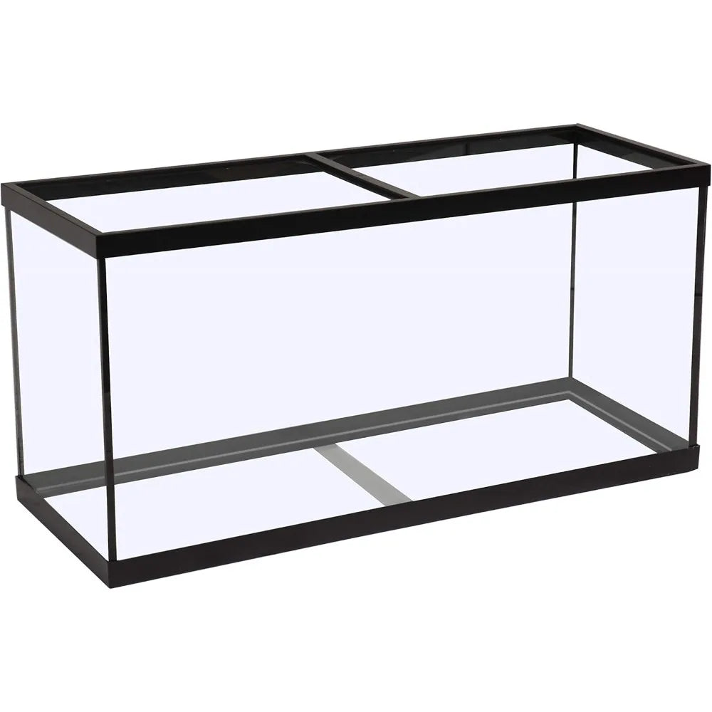 Glass Aquarium 55 Gallons, Rectangular Fish Tank (NV52018)