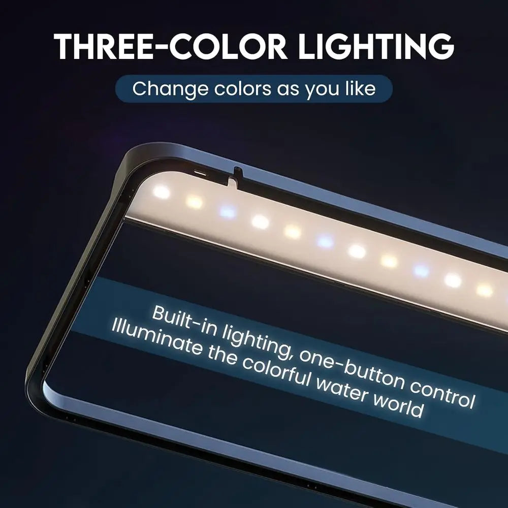 Phone case with built-in lighting feature on a dark background