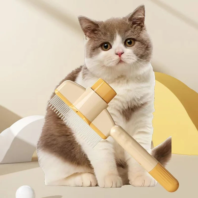 Dog Comb Pet Hair Remover One Button Dogs Brush Cat Brush Massage Combs Dog Grooming Brushes Tool Pet Supplies